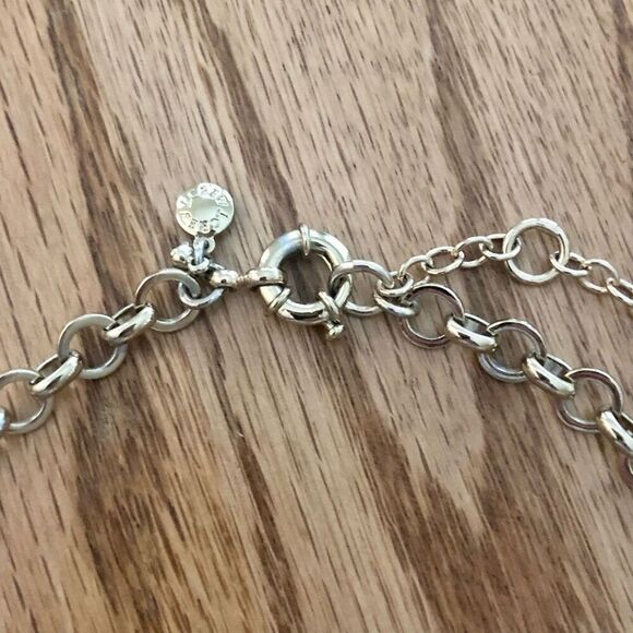 J.Crew | Rivoli Collar Necklace | Dark Navy and Gold - Picture 4 of 4